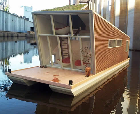 schwimmhaus modern houseboat 1 Schwimmhaus the Modern House Boat