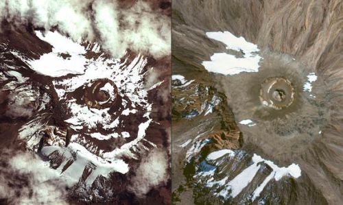 kilimanjaro melting Kilimanjaros Melting Snow Shows a Drastic Picture of Global Warming