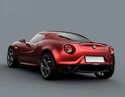 green elctrc car Alfa Romeo’s 4C Comes Up with a Tinge of Green 