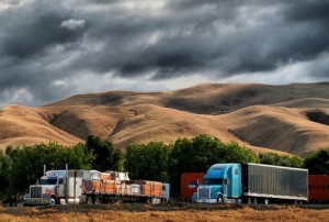 semi trucks 300x202 Automated Trucks May Hit the Road by 2020